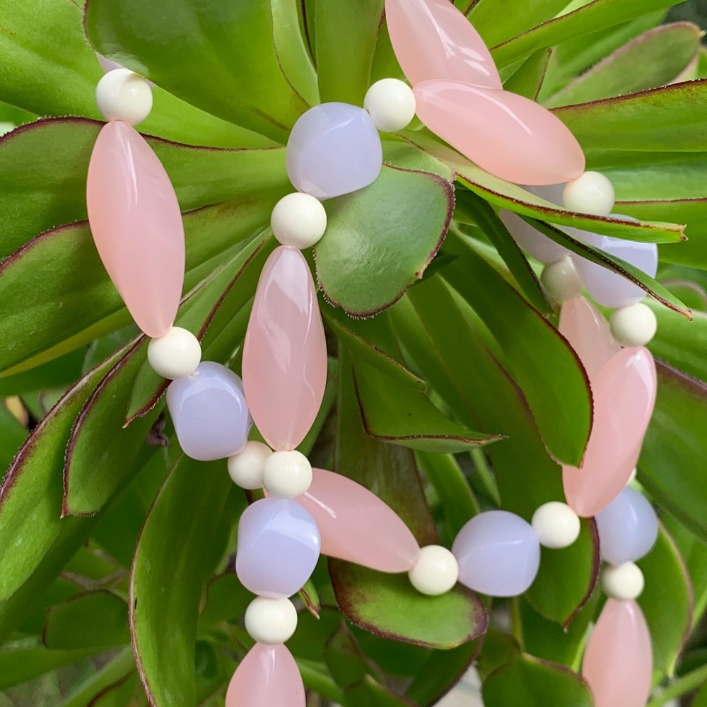 Vintage Monet Pastel Necklace